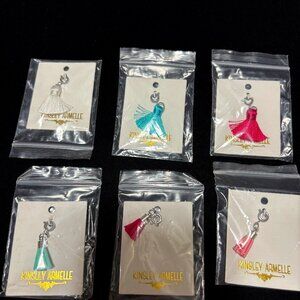 Kinsley Armelle Lot of Suede & Tassel Charms